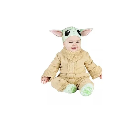 Baby The Mandalorian, Star Wars Infant Grogu Halloween Costume 12-18M pretend - Picture 1 of 7